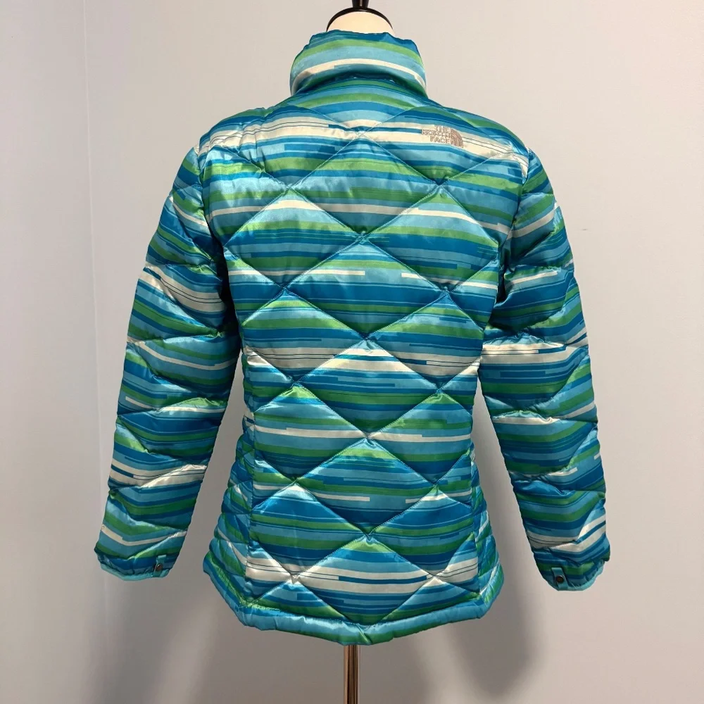 The North‎ Face Girls Puffy Down 550 Fill Jacket Size XL (18) Blue